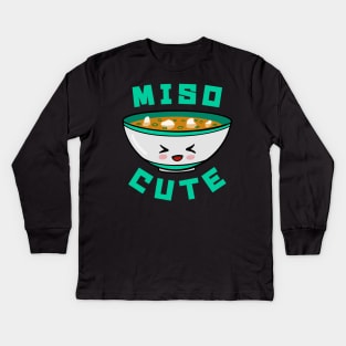 Miso Cute Kids Long Sleeve T-Shirt